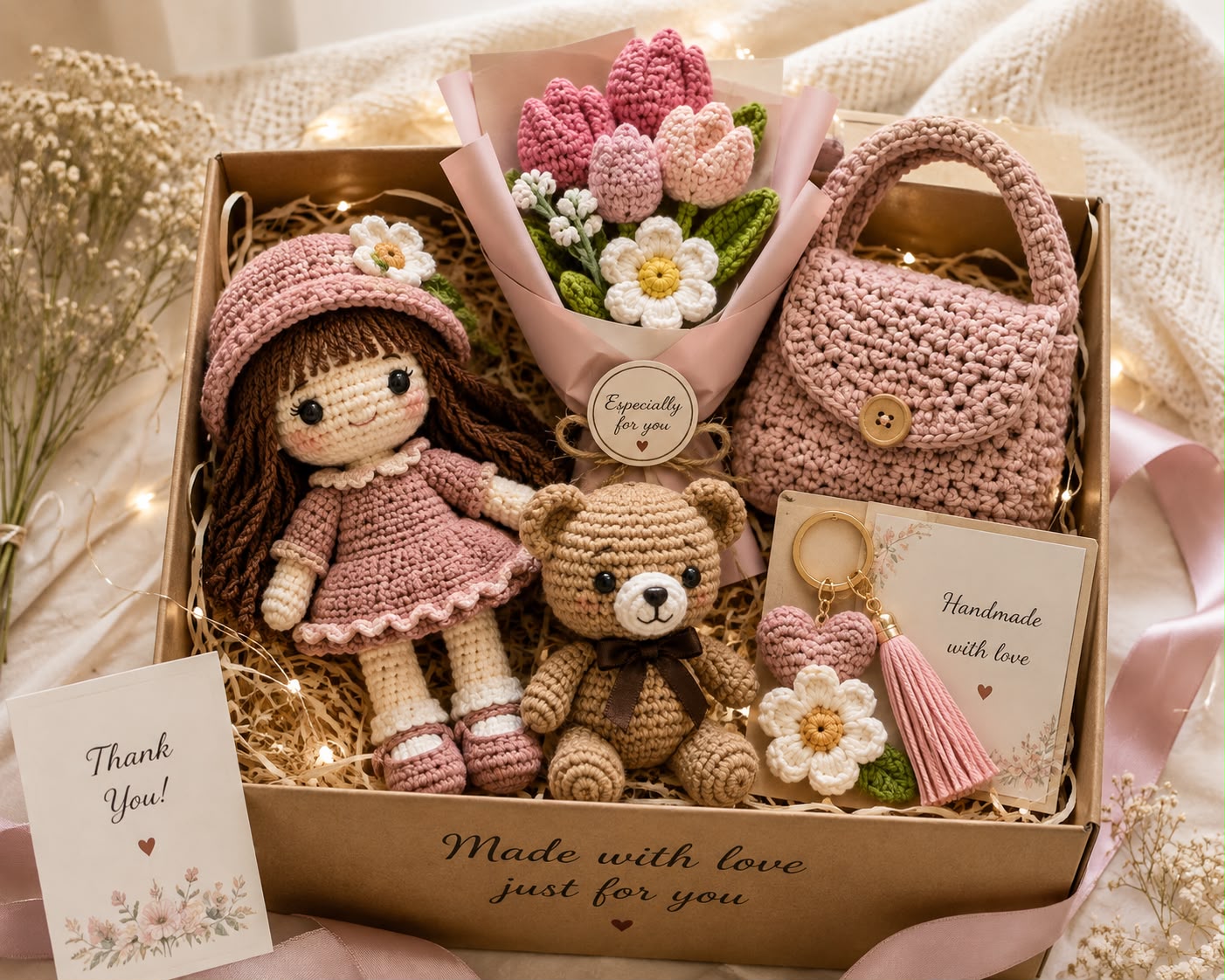 Handmade crochet items