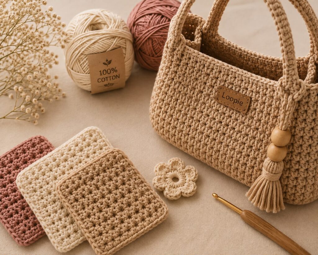 Handmade crochet items